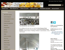 Tablet Screenshot of fspartyrentals.com